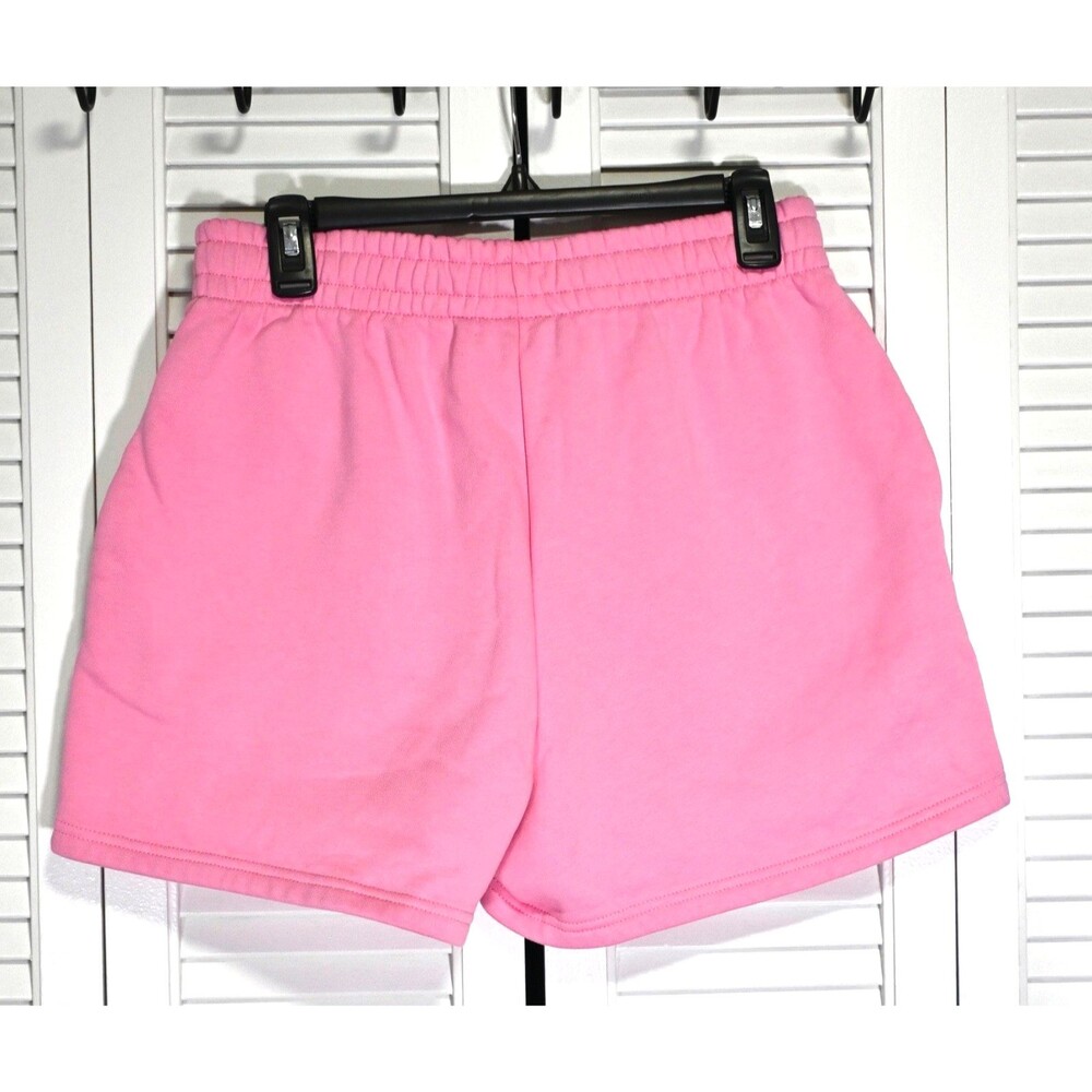 Unlike Humans Pink Sweat Shorts Women’s M Elastic Waist Lounge Casual - Picture 2 of 10